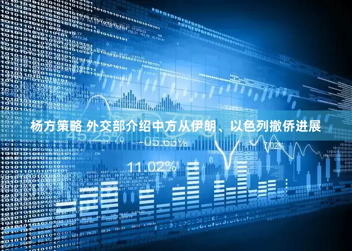杨方策略 外交部介绍中方从伊朗、以色列撤侨进展